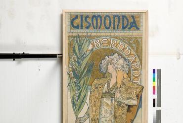 Gismonda. Sarah Bernhardt. Théatre de la Renaissance, 1894 (Mucha Trust 2009, Prágai Iparművészeti Múzeum/UPM)