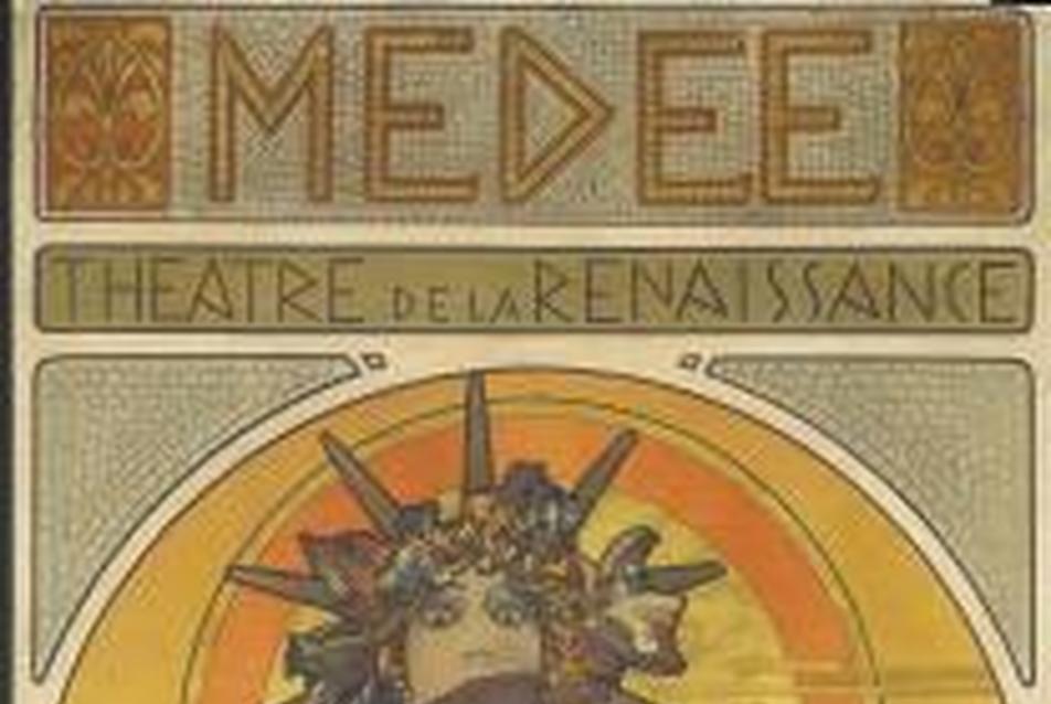 Médée, Sarah Berhnardt, Théatre de la Renaissance, 1894 (Mucha Trust 2009, Prágai Iparművészeti Múzeum /UPM)