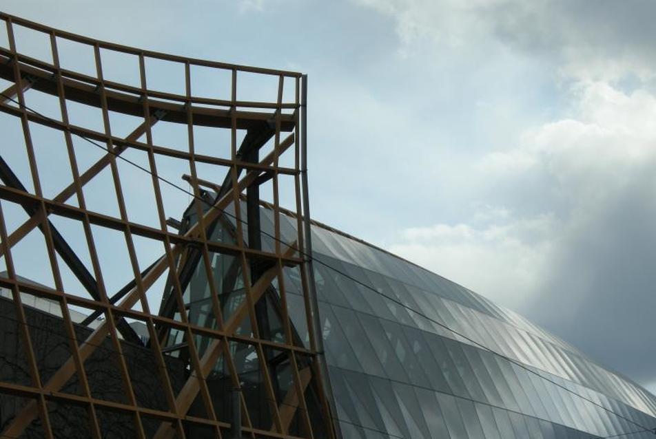 Az oldalhomlokzati galéria, Frank O. Gehry, fotó Martin Deutsch