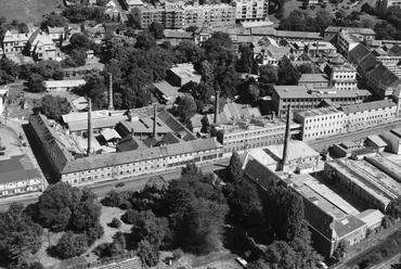 Pécs, Zsolnay Gyár, légifelvétel