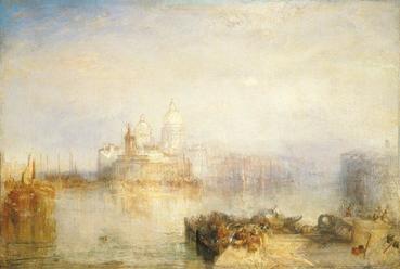 Vámház és a Santa Maria della Salute-templom Velencében, 1843 Olaj, vászon, 63 x 93 cm National Gallery Art, Washington DC