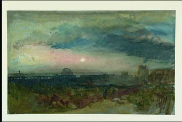 Turner: Róma: a Claudius-vízvezeték, 1819 Fedőfesték, akvarell, papír 22,9 x 36,9cm Tate, London
