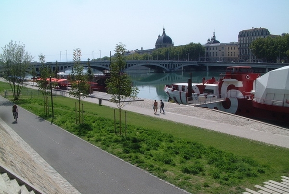 Lyon, folyópart