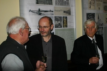 balról: Arnóth Lajos, Czigány Tamás és Csontos Csaba