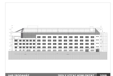 V48 Ipoly utcai homlokzat