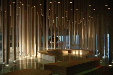 Sanghaji magyar pavilon belső tér