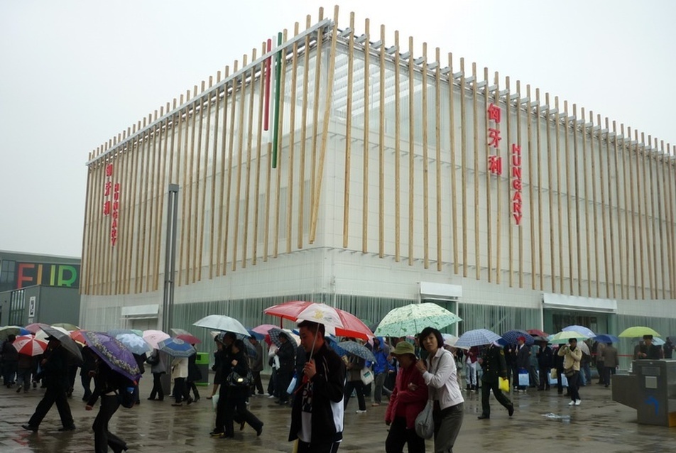 Expo2010 Sanghaj - Magyar pavilon, építész: Lévai Tamás