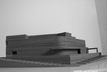 CBA Lóitató tér modellfotó - építészek: Ferencz Marcel DLA, Détári György Fotó: Napur Architect