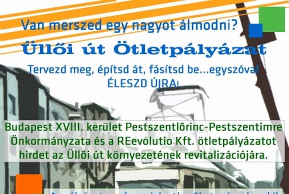 Ötletpályázat az Üllői út fejlesztésére