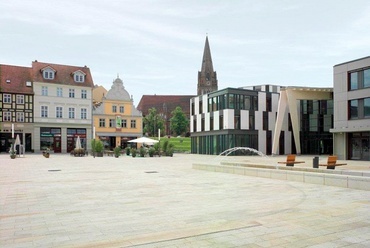 Eberswalde-i városi tér, fotó: Marco Maria