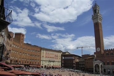 A Piazza del Campo Sienában - fotó: Bardóczi Sándor