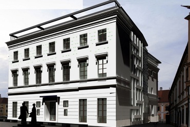 Lloyd  irodaház felújítás, bővítés –  tervek. Forrás: RAS Építész  Kft.