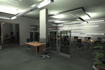 Lloyd  irodaház felújítás, bővítés – iroda tervek. Forrás: RAS Építész   Kft.