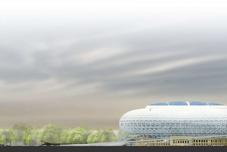 Dinamo Moszkva stadion látványterve. Vezető tervező: Erick van Egeraat