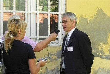 Phillip Frigyes az Országos  Főépítészi Kollégium elnöke (Vác város főépítésze) nyilatkozik