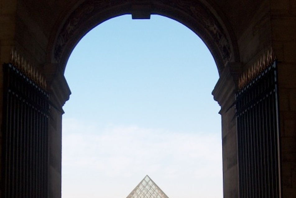 Louvre üvegpiramis, fotó: Hanzelik Károly, Mikes Bence