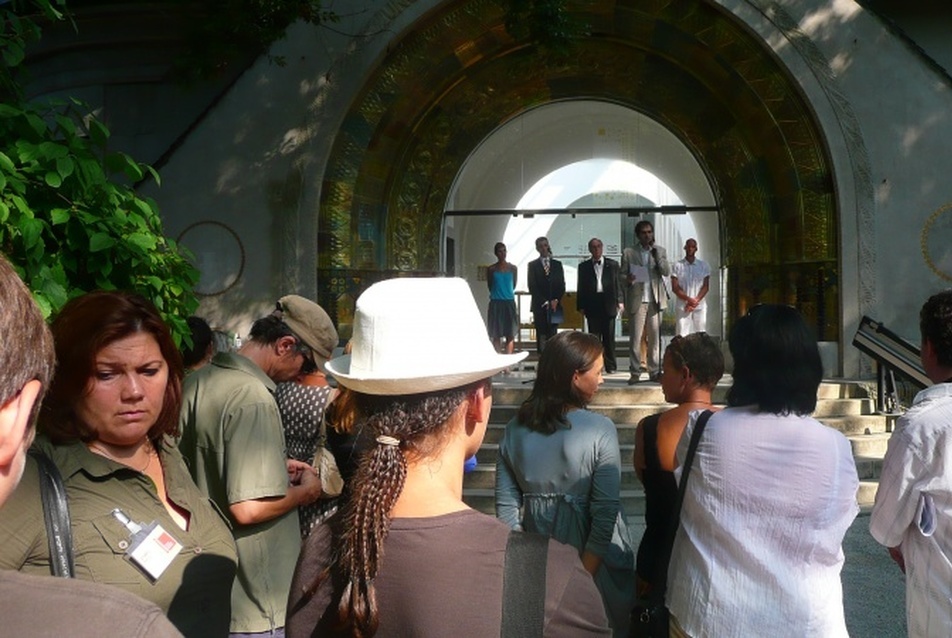 A magyar pavilon megnyitója a Velencei Építészeti Biennálén