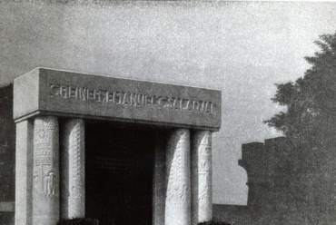 Greiner Emanuel siremléke Kozma utcai zsidó temető