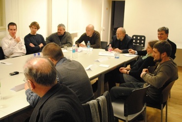 Földalatti  beszélgetések Sopronban, 2011. február 22-én - fotó: Garai  Péter