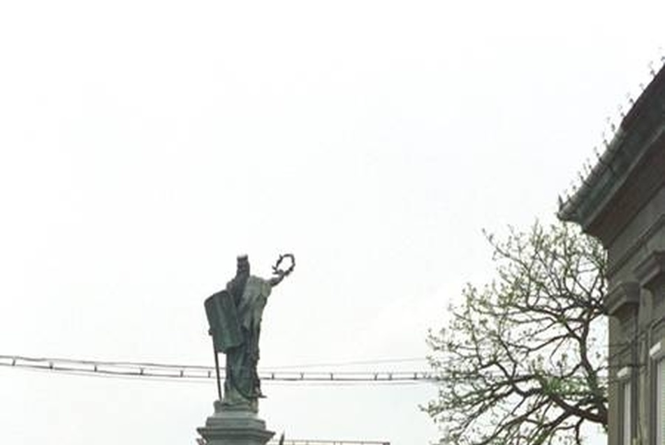 A Szabadság-szobor, Zala György alkotása, Arad (Románia)