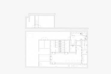 Tanárok Háza pince alaprajz - építészet. Element Arkitekter