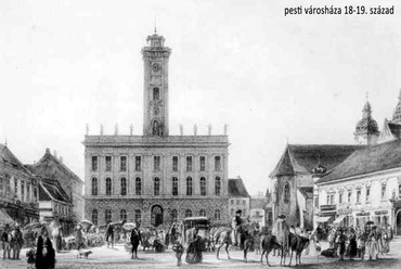 Pesti  városháza  18-19.század