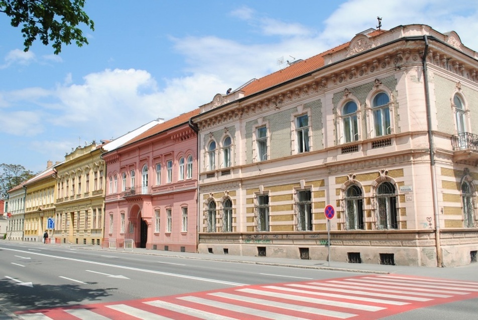 A Moyzesová utca házsorának részlete, fotó: Garai Péter