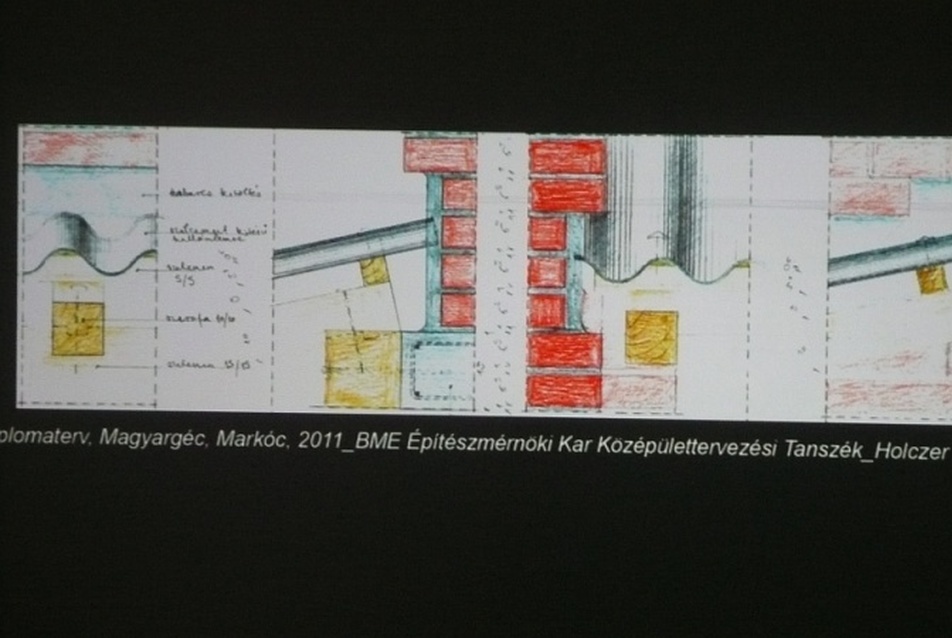 Balázs Mihály habilitációs előadása és kiállítása, BME, 2011. február 17., fotó: perika