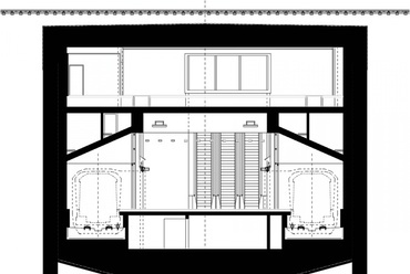 Kelenföldi metróállomás keresztmetszet