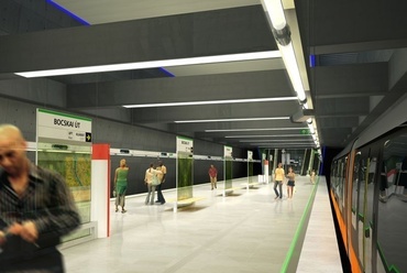 Bocskai úti metróállomás látványterv