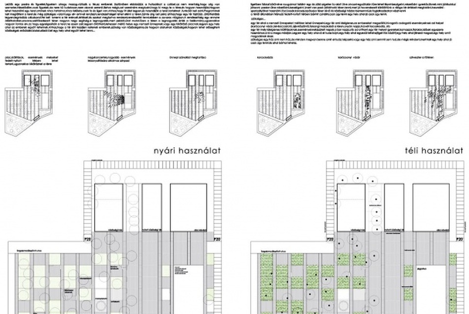 Újpalotai Közösségi Ház ötletpályázat - Fenes Tamás, Kamuti Géza, mester: Golda János