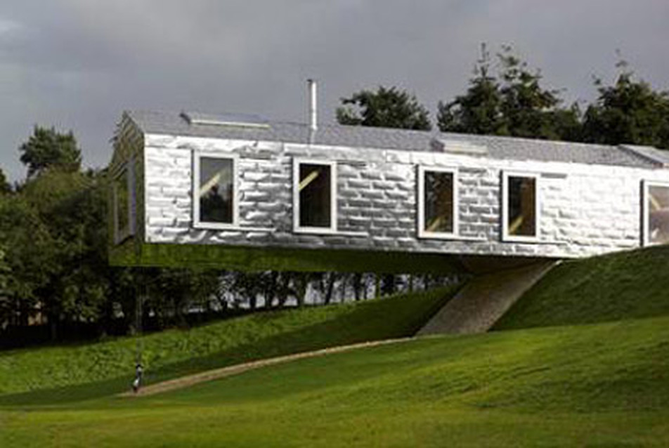Egyensúlyozó csűr - MVRDV Architects, forrás: livingarchitecture.co.uk