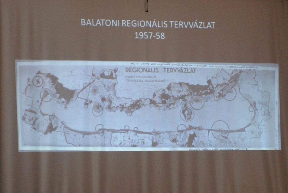 Balatoni tervvázlat - Marton Rozália előadása, fotó: Garai Péter