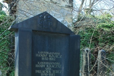 Bartha Levente felvétele Kántorjánosi Mándy Ignác síremléke, 1913 körül. Budapest, Salgótarjáni utcai zsidó temető