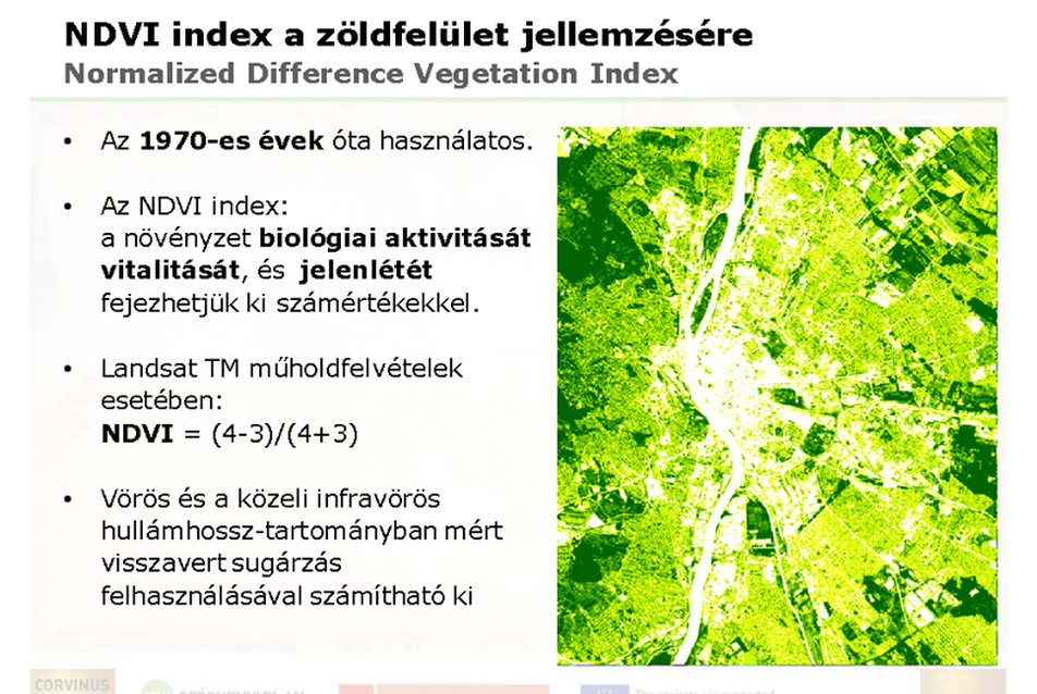 Jombach Sándor előadása - NDVI index