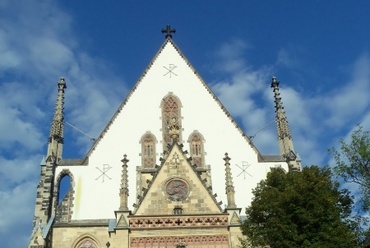 Thomaskirche városfal mellett homlokzat