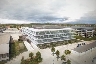 Műszaki Központ (WIFI Technikzentrum), St. Pölten, tervező Alleswirdgut