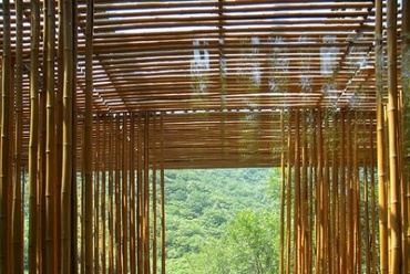 Nagy bambusz fal, Kengo Kuma, fotó: Tyler Whitney