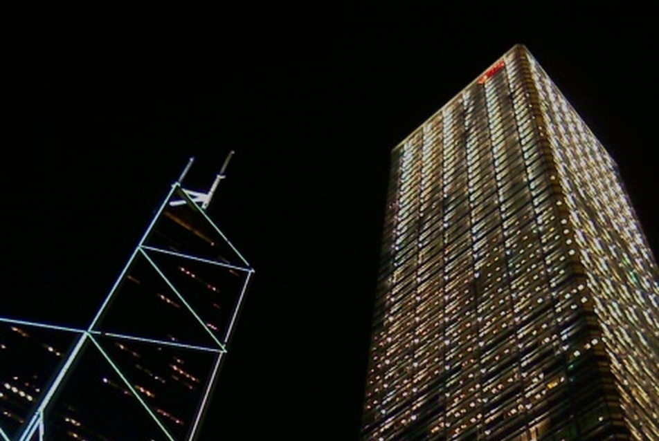 Hongkong.Fényrajzok - fotó: Bérces László