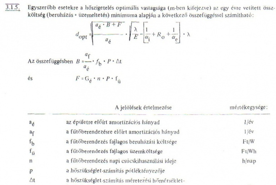 Huszti István: Milyen vastag legyen a hőszigetelés? - 8. ábra