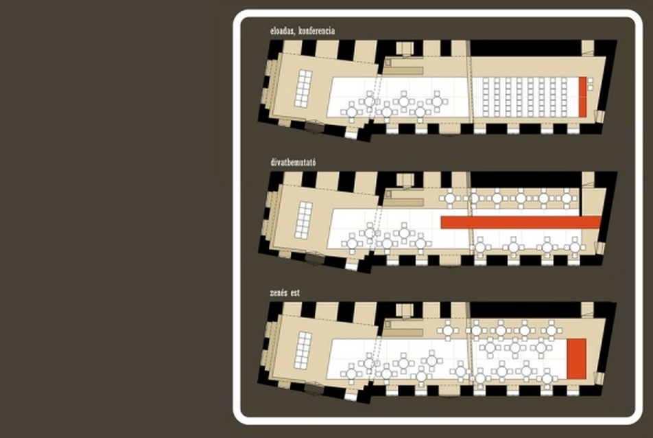 Rendezvényterem - tervező: Pásztor Ádám