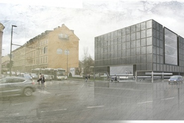 Ljubljana, Nemzeti és Egyetemi Könyvtár tervpályázat – tervezők: Jordi Hidalgo Tané, Daniela Hartmann