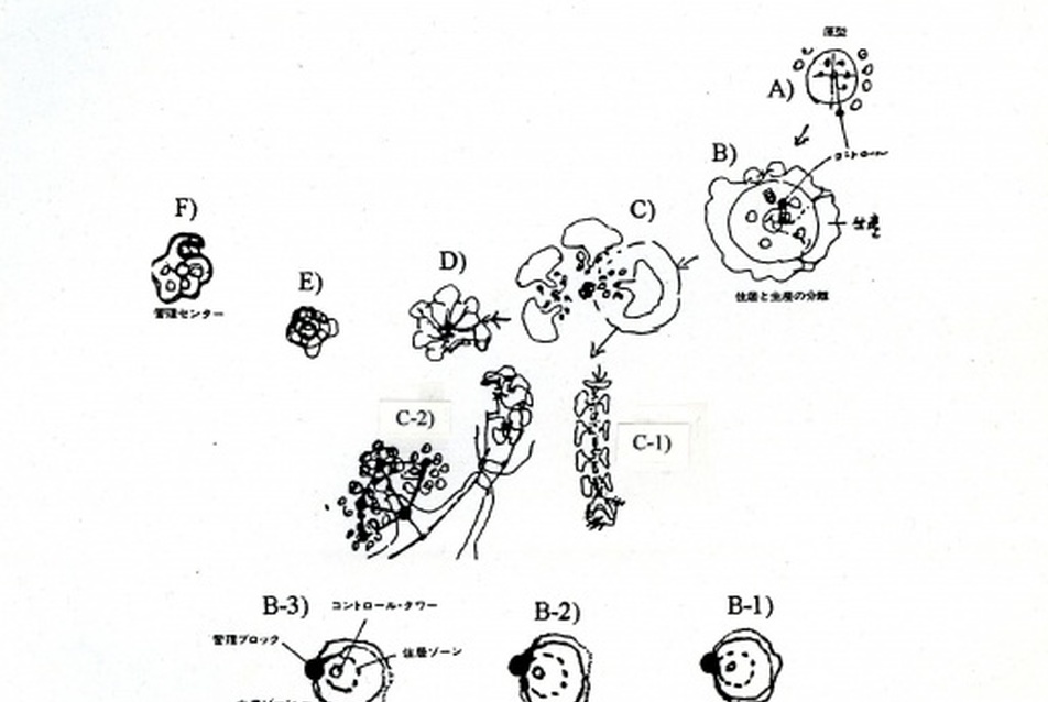Kiyonori  Kikutake korai Víziváros tervei közötti összefüggések Kiyonori  Kikutake, Koso to keikaku, Bijutsu Shuppansha, 1978.