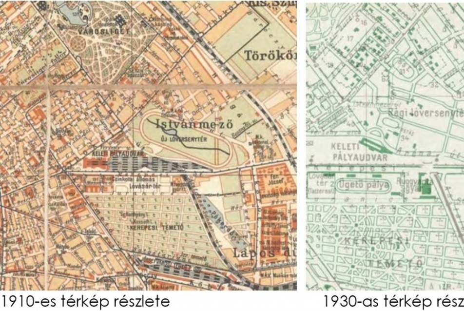 Budapesti Olimpiai Központ – Építész Stúdió pályázata, 2012 – 1910-es és 1930-as térképek