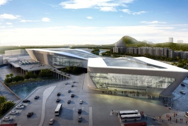 Hong Kong - Shenzhen új határátkelő állomás  - építész tervezők: Santos Dániel, Andy Chang