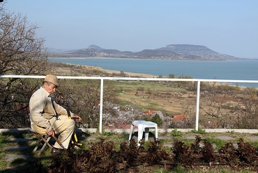 Balatongyörök, panoráma a teraszról