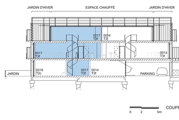 1-2. projekt – szociális lakásépítés Trignac-ban, fotó: Lacaton & Vassal iroda