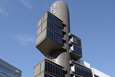 3. Kenzo Tange, Shizuoka tömegkommunikációs központ épülete, 1967