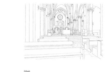 Skicc, Pannonhalma, bazilika felújítása, dizájn építész: John Pawson, felelős tervező: Gunther Zsolt