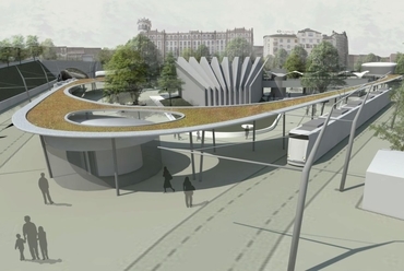 A Corvinus Egyetem csapatának terve a Széll Kálmán tér átalakítására